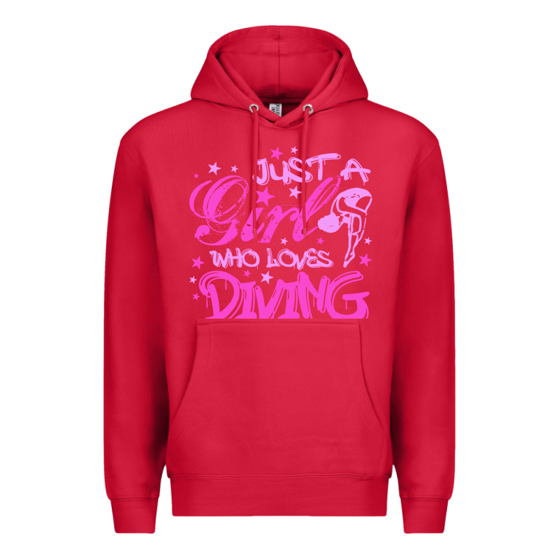 Funny Springboard Diving Quote Diver Gift For Love Girl Premium Hoodie by lanVoArt | Teevron