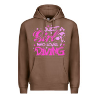 Chestnut funny springboard diving quote diver gift for love girl Premium Hoodie - lanVoArt