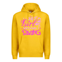 Lemon funny springboard diving quote diver gift for love girl Premium Hoodie - lanVoArt