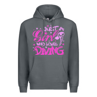Rock funny springboard diving quote diver gift for love girl Premium Hoodie - lanVoArt