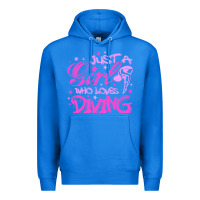 True Royal funny springboard diving quote diver gift for love girl Premium Hoodie - lanVoArt