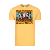 Vintage Mustard heifers and sunflowers Vintage Tee - Jasminsmagicworld
