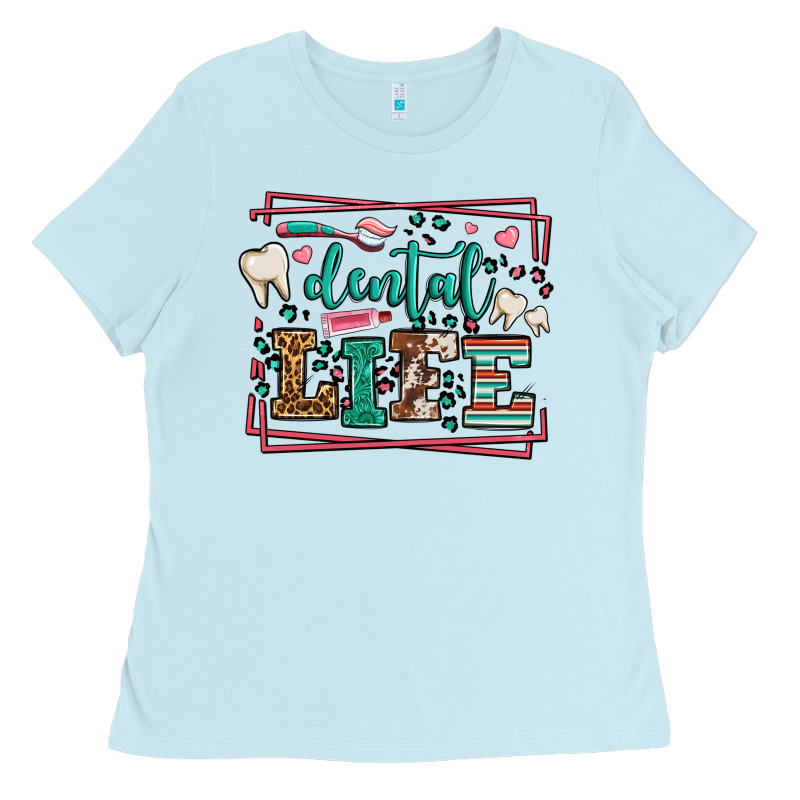 Dental Life Leopard Frame Ladies Tee by LillyAllenDesigns | Teevron
