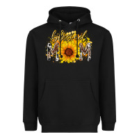 Black blessed mom sunflower Heavyweight Hoodie - RacoonDesign