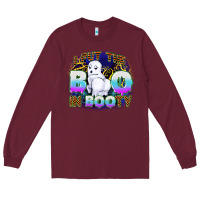 Burgundy i put boo in booty Long Sleeve Tee - CowGirlArtShop
