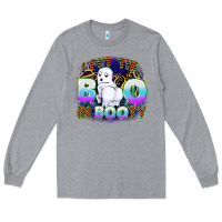 Heather Grey i put boo in booty Long Sleeve Tee - CowGirlArtShop