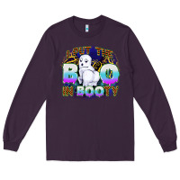 Plum i put boo in booty Long Sleeve Tee - CowGirlArtShop