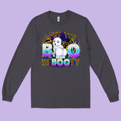 I Put Boo In Booty Long Sleeve Tee Designed By Cowgirlartshop