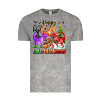 Cloud Rock happy hallothanksmas dinosaur Vintage Tee - texasbilliewilder