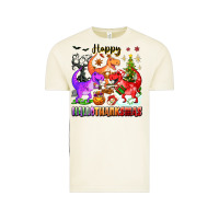Vintage Arctic happy hallothanksmas dinosaur Vintage Tee - texasbilliewilder