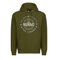 Army Green Graphic 365 Nonno The Legend Grandpa Men Funny Gift Premium Hoodie - lanVoArt