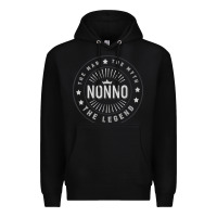 Black Graphic 365 Nonno The Legend Grandpa Men Funny Gift Premium Hoodie - lanVoArt
