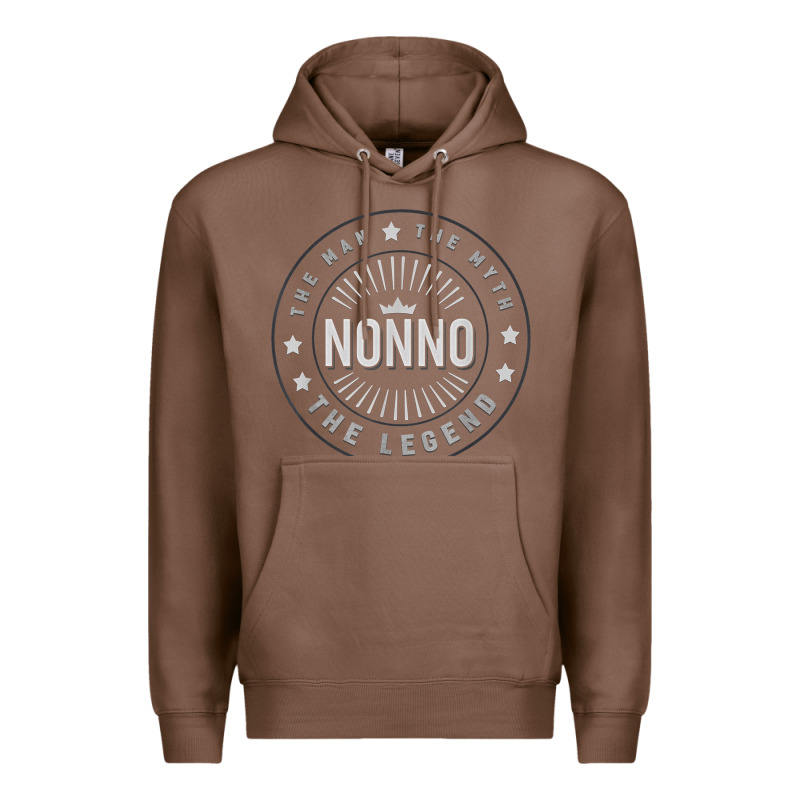 Graphic 365 Nonno The Legend Grandpa Men Funny Gift Premium Hoodie by lanVoArt | Teevron