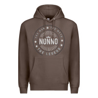 Coffee Graphic 365 Nonno The Legend Grandpa Men Funny Gift Premium Hoodie - lanVoArt