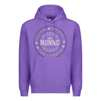 Purple Graphic 365 Nonno The Legend Grandpa Men Funny Gift Premium Hoodie - lanVoArt