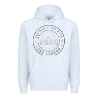 White Graphic 365 Nonno The Legend Grandpa Men Funny Gift Premium Hoodie - lanVoArt