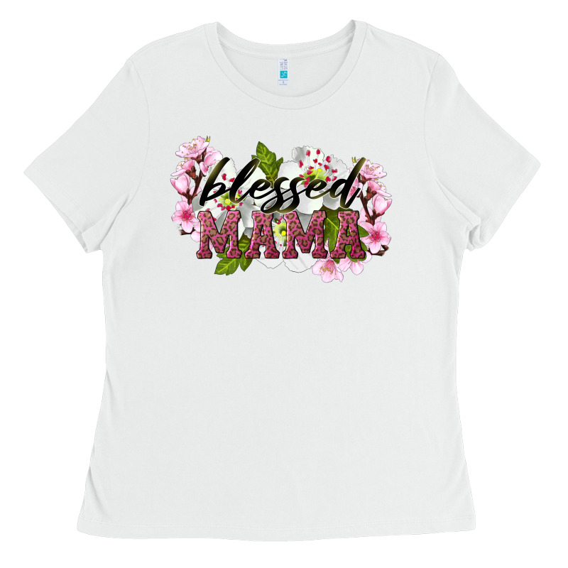 Blessed Mama Ladies Tee by LillyAllenDesigns | Teevron