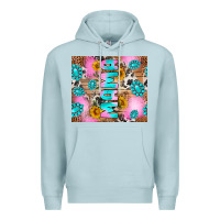 Blue Mist western mama Premium Hoodie - RanaPortraitStore
