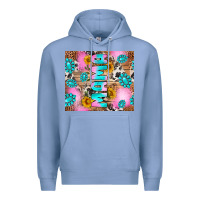 Colony Blue western mama Premium Hoodie - RanaPortraitStore