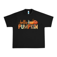 Black Hello pumpkin Urban Heavy Tee - NancyCooperArtShop