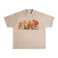 French Oak Hello pumpkin Urban Heavy Tee - NancyCooperArtShop
