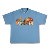 Pebble Blue Hello pumpkin Urban Heavy Tee - NancyCooperArtShop