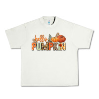 Pistachio Hello pumpkin Urban Heavy Tee - NancyCooperArtShop