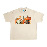 Sandshell Hello pumpkin Urban Heavy Tee - NancyCooperArtShop