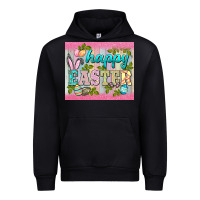 Black happy easter mousepad Urban Hoodie - BarkalooDesign