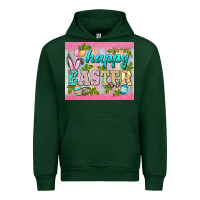 Forest Green happy easter mousepad Urban Hoodie - BarkalooDesign