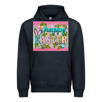 Navy happy easter mousepad Urban Hoodie - BarkalooDesign