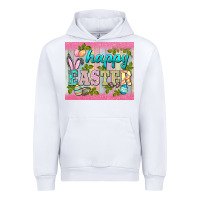 White happy easter mousepad Urban Hoodie - BarkalooDesign