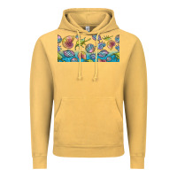 Vintage Mustard sea shells Vintage Hoodie - TumblerDesignByShophia
