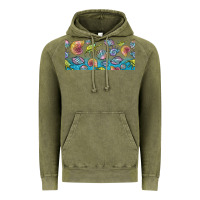 Vintage Olive sea shells Vintage Hoodie - TumblerDesignByShophia