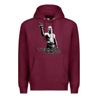 Burgundy techno viking Premium Hoodie - lanVoArt