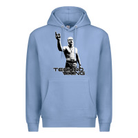 Colony Blue techno viking Premium Hoodie - lanVoArt