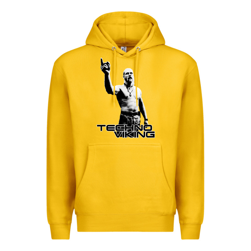 Techno Viking Premium Hoodie by lanVoArt | Teevron