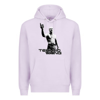 Lilac techno viking Premium Hoodie - lanVoArt