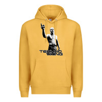 Mustard techno viking Premium Hoodie - lanVoArt