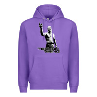 Purple techno viking Premium Hoodie - lanVoArt