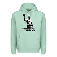 Seafoam techno viking Premium Hoodie - lanVoArt