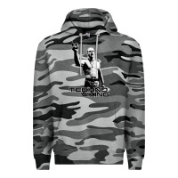 Slate Camo techno viking Premium Hoodie - lanVoArt