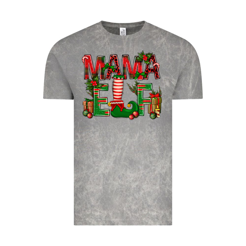 Christmas Mama Elf Vintage Tee by NancyCooperArtShop | Teevron