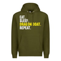Army Green Dragon Boat-Kdkal Premium Hoodie - lanVoArt