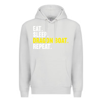 Dove Grey Dragon Boat-Kdkal Premium Hoodie - lanVoArt