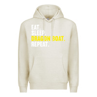 Oatmeal Heather Dragon Boat-Kdkal Premium Hoodie - lanVoArt