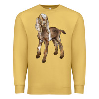 Antique Gold Baby Nubian Goat Premium Sweatshirt - LillyAllenDesigns
