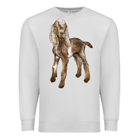 Dove Grey Baby Nubian Goat Premium Sweatshirt - LillyAllenDesigns
