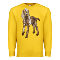 Lemon Baby Nubian Goat Premium Sweatshirt - LillyAllenDesigns