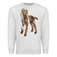 Oatmeal Heather Baby Nubian Goat Premium Sweatshirt - LillyAllenDesigns